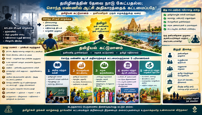 தமிழினத்தின் தேவை - சொந்த மண்ணில் ஆட்சி அதிகாரத்தைக் கட்டமைப்பது!